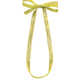 16" Gold Elasti-Loop Ribbon & Bow